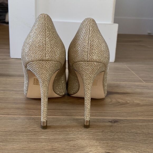 Sparkly Gold Call It Spring Pumps - Picture 5 of 6